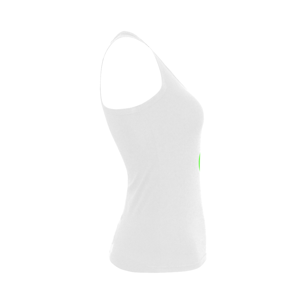 green PEace Women's Shoulder-Free Tank Top (Model T35)