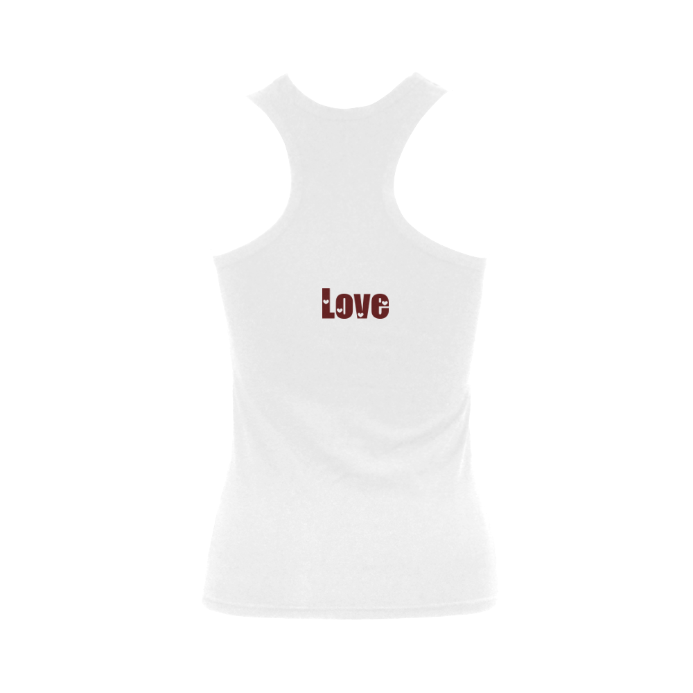 Love is Blind Women's Shoulder-Free Tank Top (Model T35)