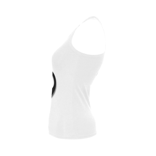 Yin Yang Reflection Women's Shoulder-Free Tank Top (Model T35)