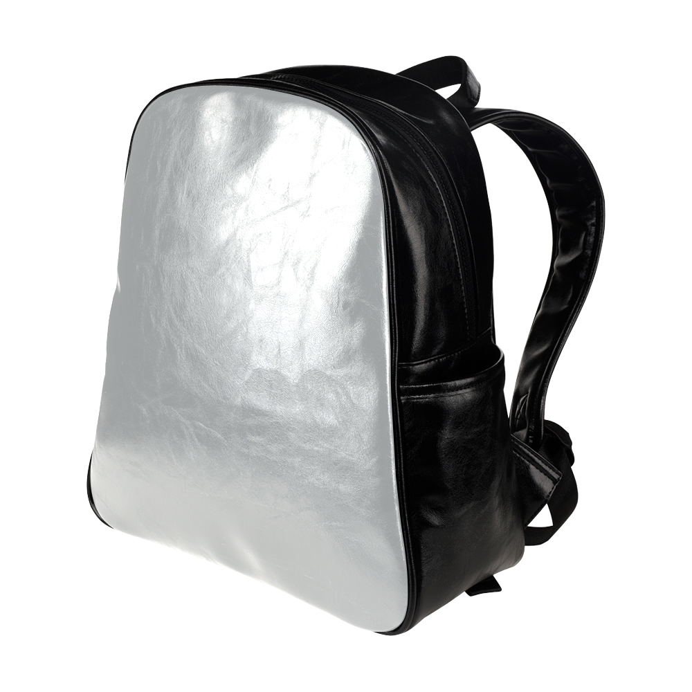 Glacier Gray Color Accent Multi-Pockets Backpack (Model 1636)