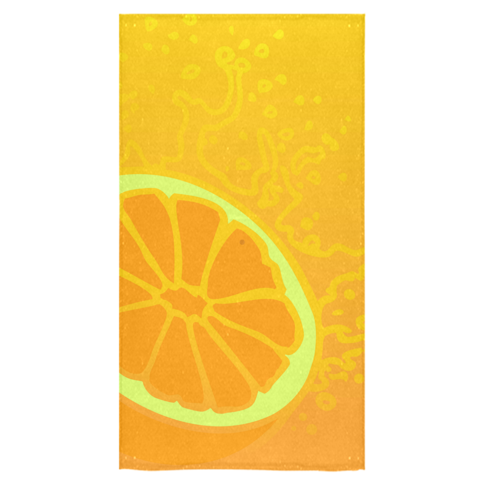 Juicy orange fruit VAS2 Bath Towel 30"x56"