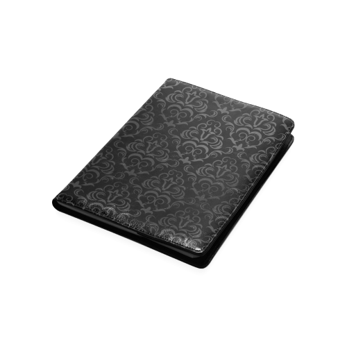 Black Grey Damasks Custom NoteBook B5