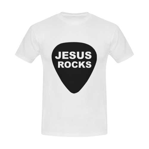 jesus rocks Men's Slim Fit T-shirt (Model T13)
