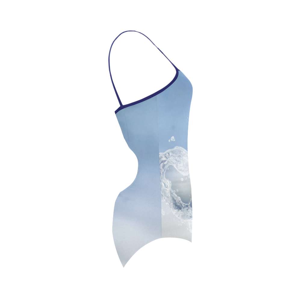 The Heart Of The Dolphins Strap Swimsuit ( Model S05)