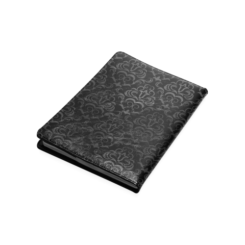 Black Grey Damasks Custom NoteBook B5