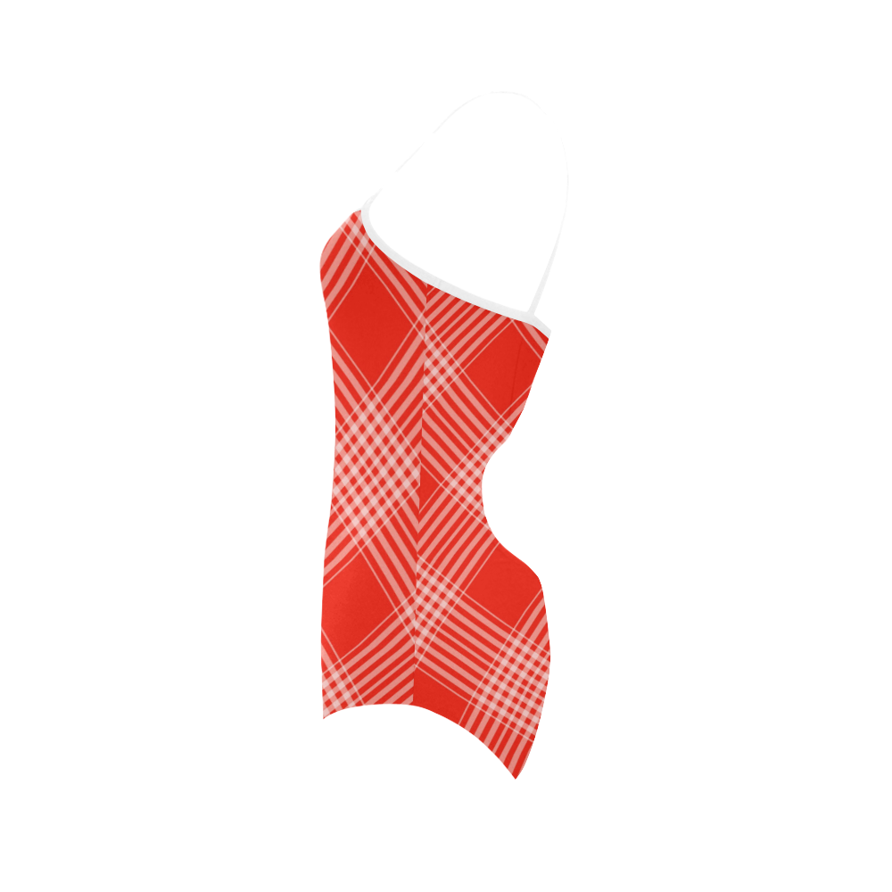 Checks016Q Strap Swimsuit ( Model S05)