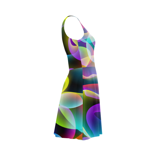 glowing swirls Atalanta Sundress (Model D04)