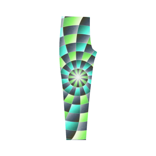 glossy spirals Capri Legging (Model L02)