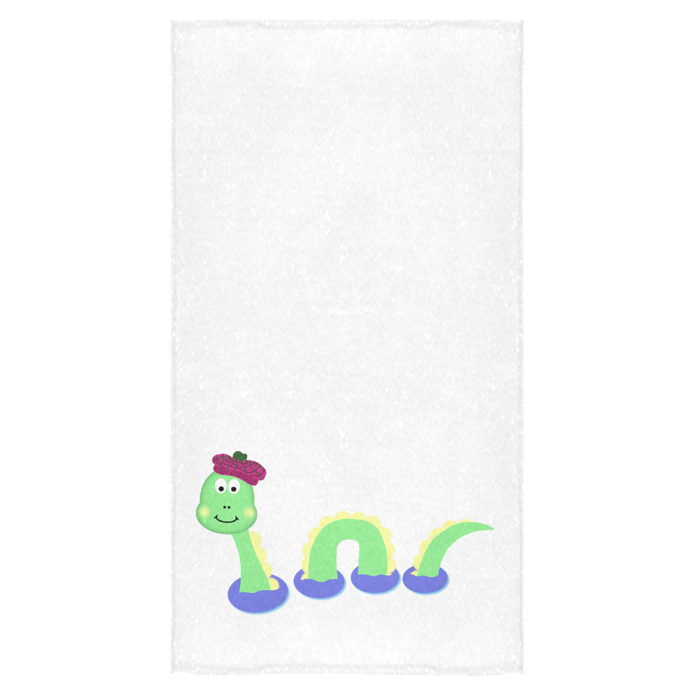 Loch Ness Monster Bath Towel 30"x56"