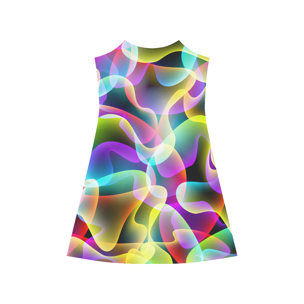 glowing swirls Alcestis Slip Dress (Model D05)