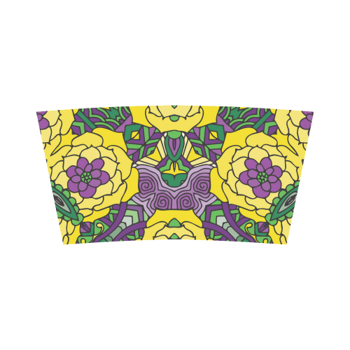 Mariager, Mardi Gras yellow purple green Bandeau Top