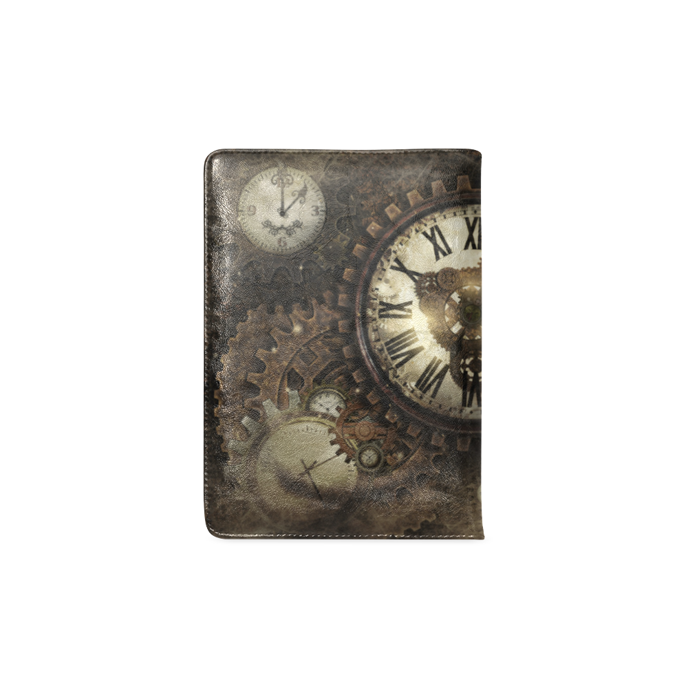 Vintage Steampunk Clocks Custom NoteBook A5