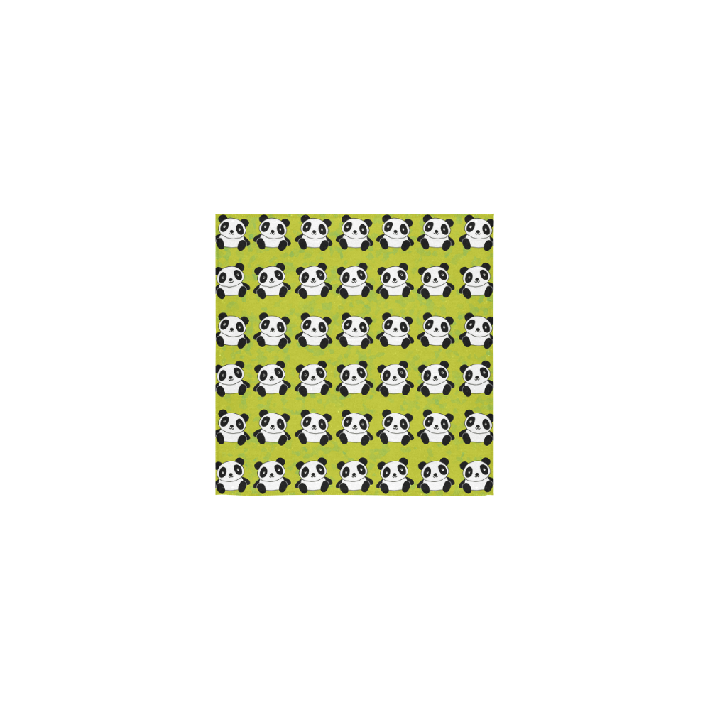 Panda Pattern Square Towel 13“x13”