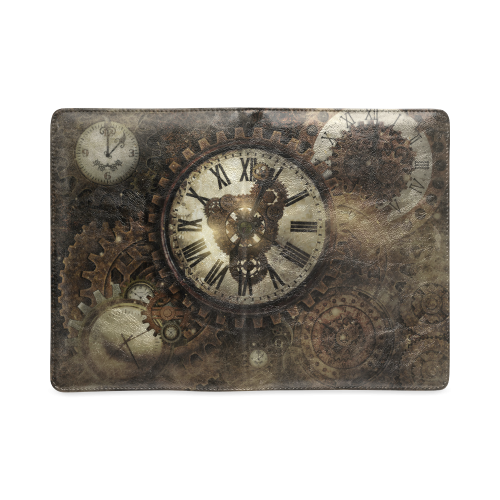 Vintage Steampunk Clocks Custom NoteBook A5