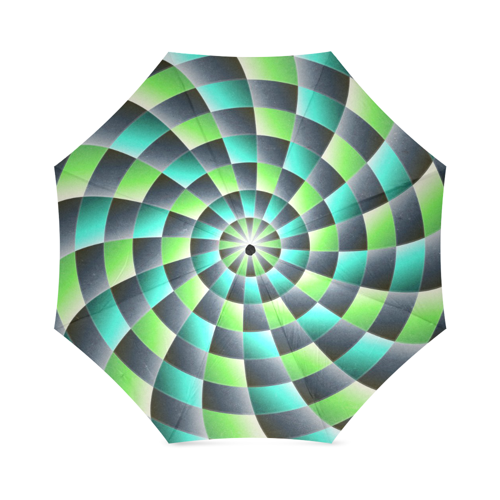 glossy spirals Foldable Umbrella (Model U01)