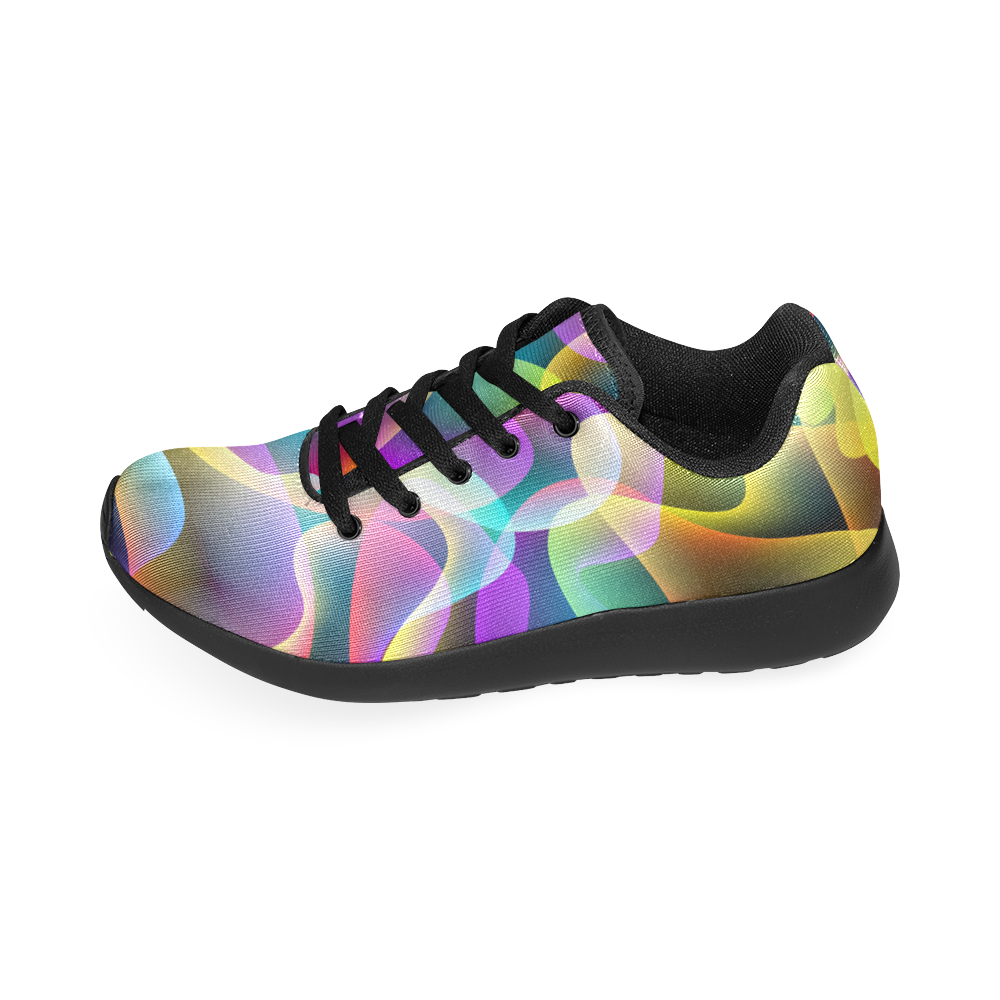 glowing swirls Women’s Running Shoes (Model 020)