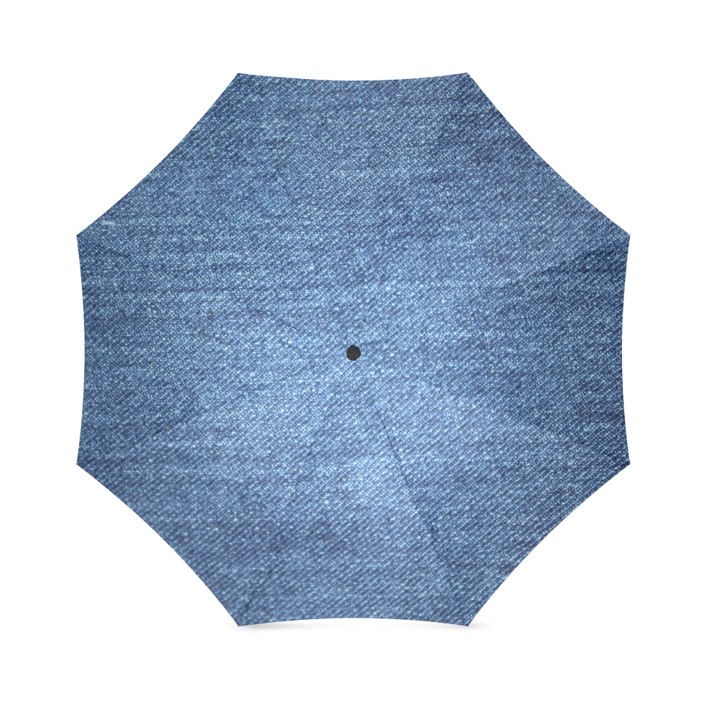 Classic Denim Blue Foldable Umbrella (Model U01)