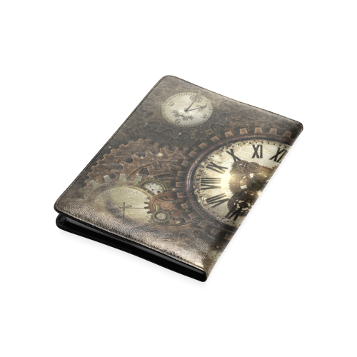 Vintage Steampunk Clocks Custom NoteBook A5