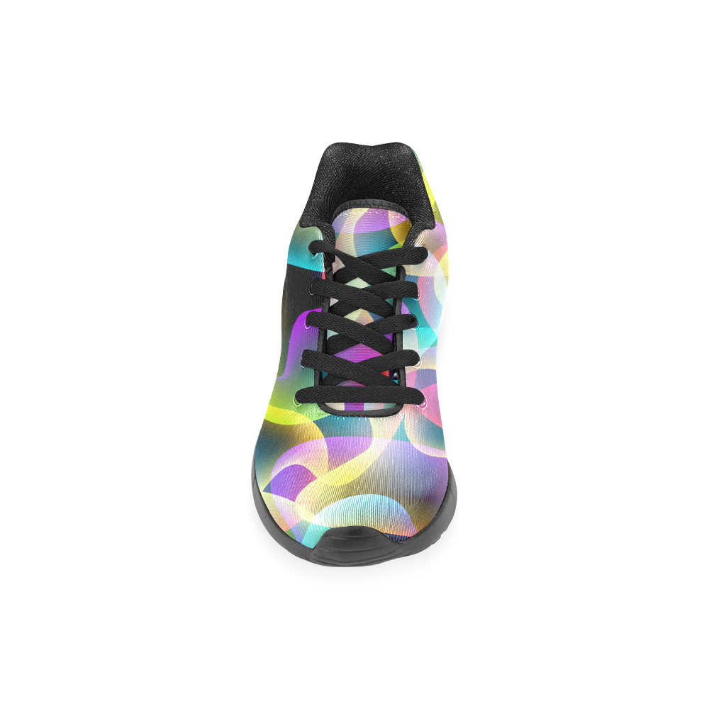 glowing swirls Men’s Running Shoes (Model 020)