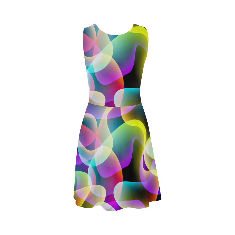 glowing swirls Atalanta Sundress (Model D04)