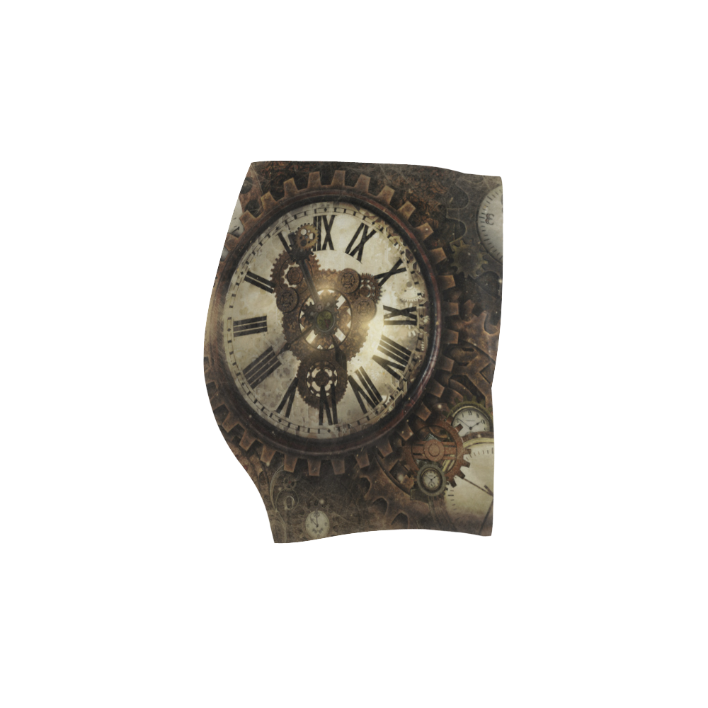 Vintage Steampunk Clocks Briseis Skinny Shorts (Model L04)