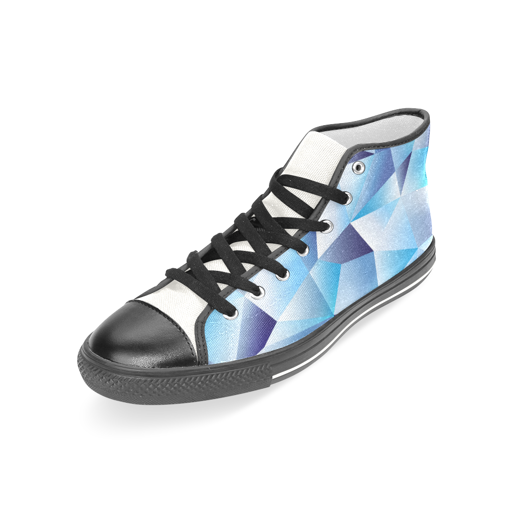 cold as ice Women's Classic High Top Canvas Shoes (Model 017)