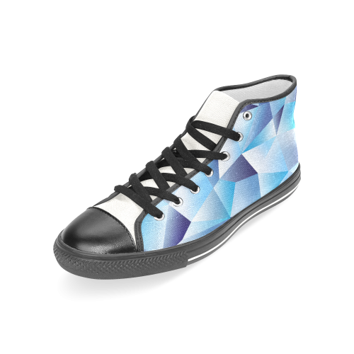 cold as ice Women's Classic High Top Canvas Shoes (Model 017)