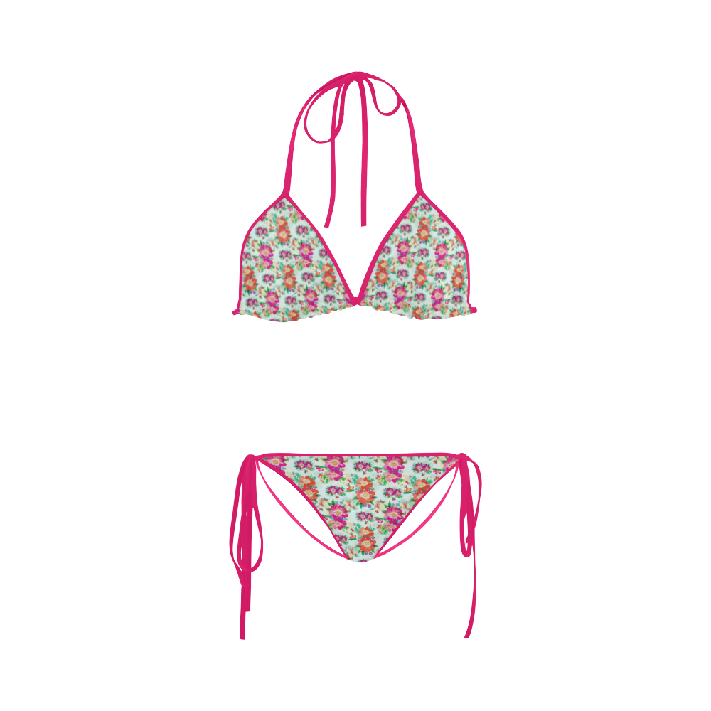 Floral20160409 Custom Bikini Swimsuit