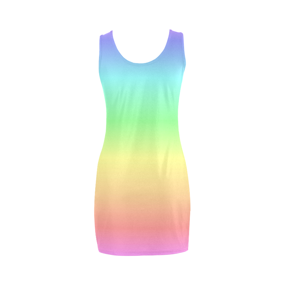 rainbow Streaks Medea Vest Dress (Model D06)