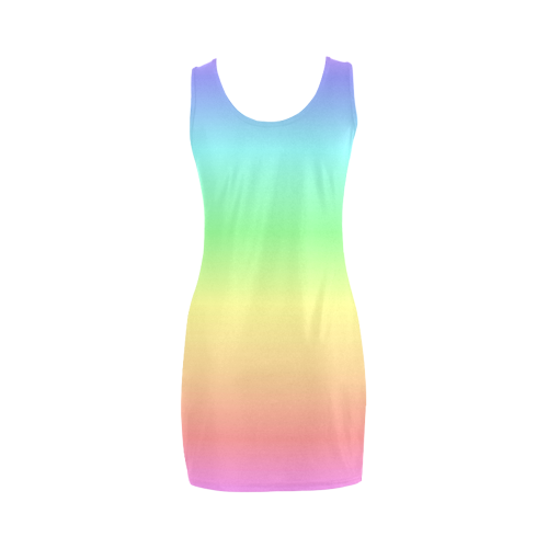 rainbow Streaks Medea Vest Dress (Model D06)