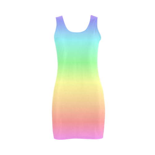 rainbow Streaks Medea Vest Dress (Model D06)