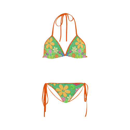 Floral20151015 Custom Bikini Swimsuit