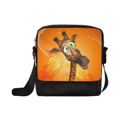 Funny giraffe Crossbody Nylon Bags (Model 1633)