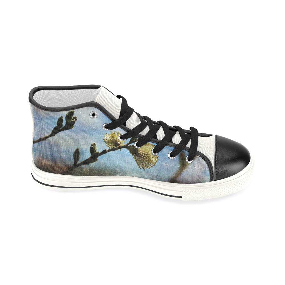 Spring Women's Classic High Top Canvas Shoes (Model 017)