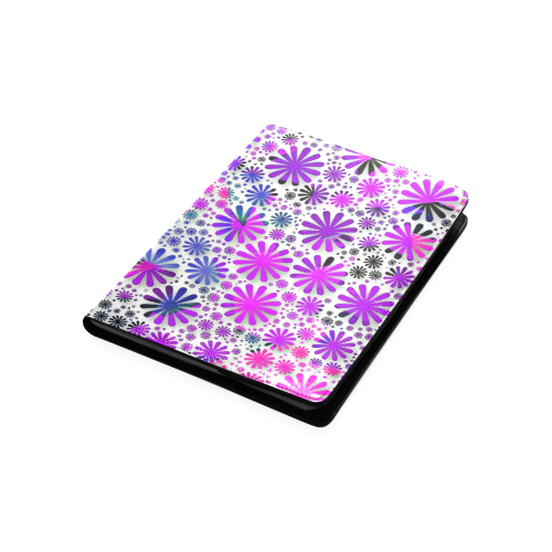 lovely allover flower shapes pink Custom NoteBook B5