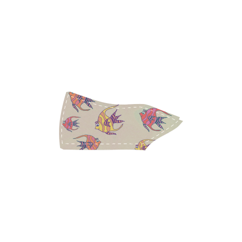 Angel Fish Women's Slip-on Canvas Shoes (Model 019)