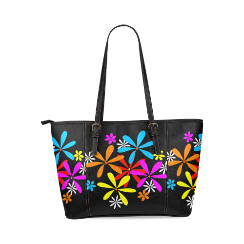hello handbag Leather Tote Bag/Large (Model 1640) | ID: D243025