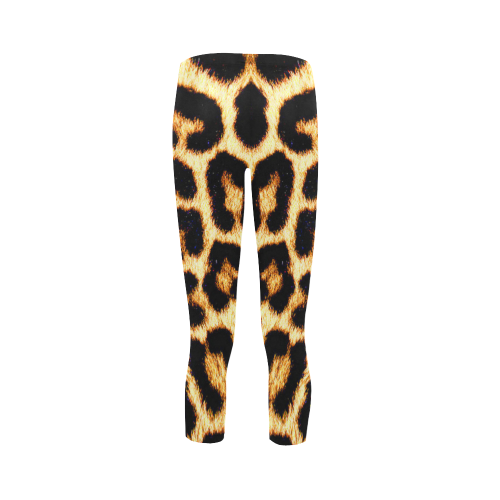 Leopard Skin LEGGINGS Capri Legging (Model L02)