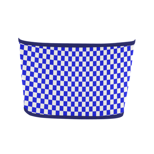 Bright Blue Gingham Bandeau Top