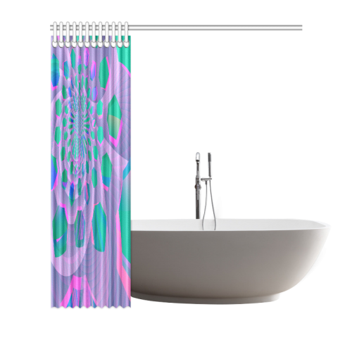 Colorful Surreal Abstract Shower Curtain 72"x72"