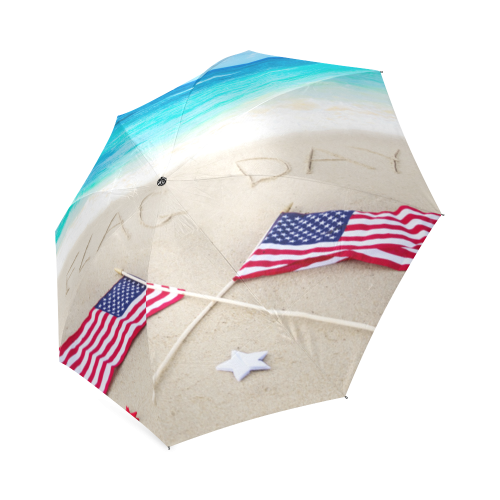 Flag day background Foldable Umbrella (Model U01)