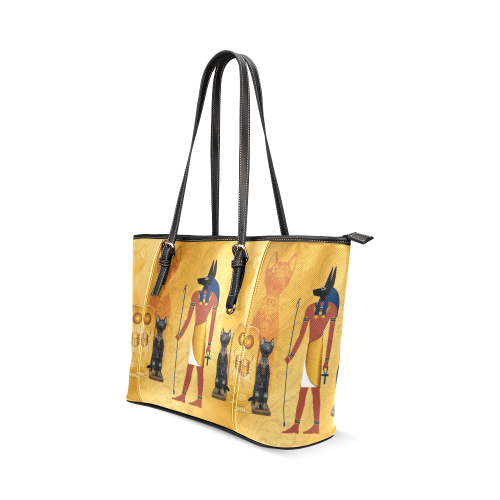 Anubis Leather Tote Bag/Large (Model 1640)