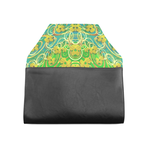 flowers in the calmness and  starry night Clutch Bag (Model 1630)