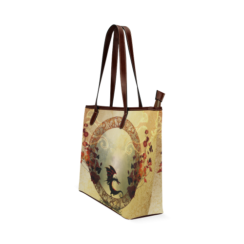 Cute little dragon Shoulder Tote Bag (Model 1646)