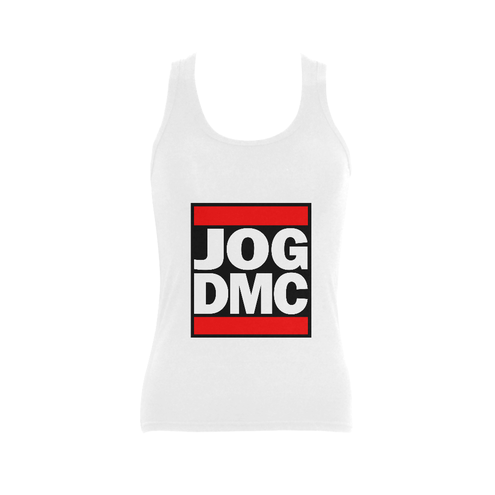 Funny Parody JOG DMC Women's Shoulder-Free Tank Top (Model T35)