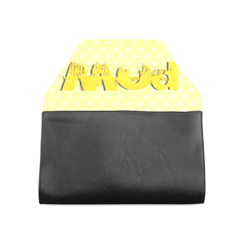 POW Yellow Black VAS2 Clutch Bag (Model 1630)