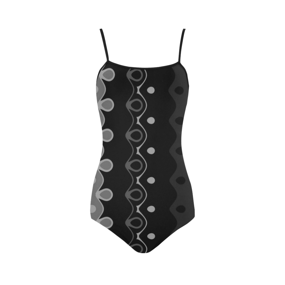 Scalloped Lace Strap Swimsuit ( Model S05)