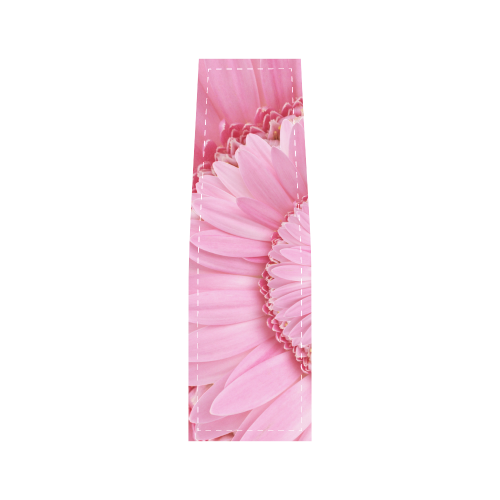 Pink Gerbera Flower Spiral Droste Saddle Bag/Large (Model 1649)