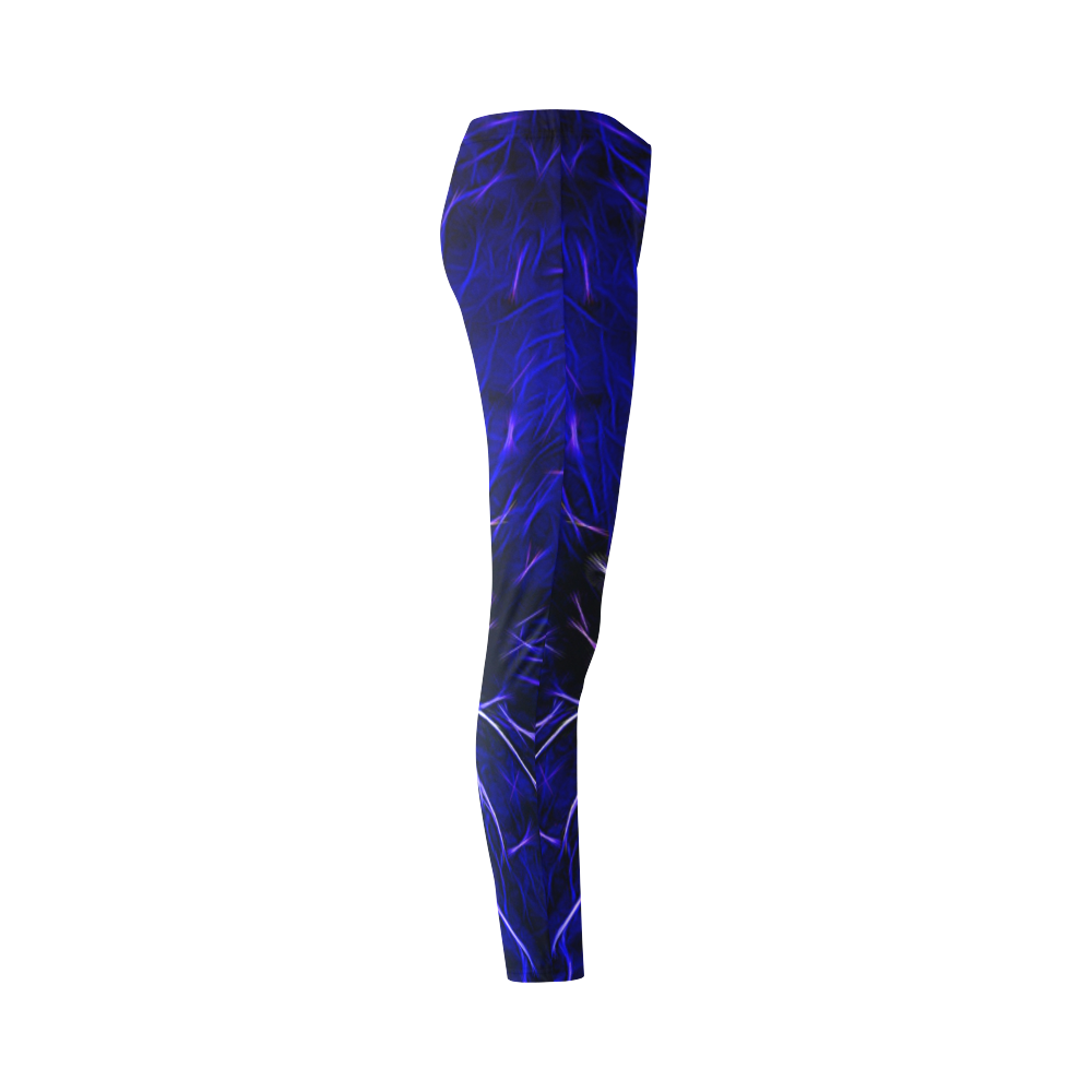 Blue Petunia Topaz Cassandra Women's Leggings (Model L01)