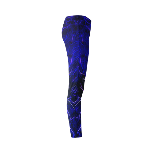 Blue Petunia Topaz Cassandra Women's Leggings (Model L01)